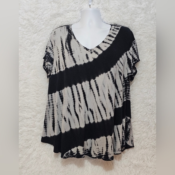 Calvin Klein Monochrome Tie-Dye Short Sleeve Tee - Picture 3 of 9